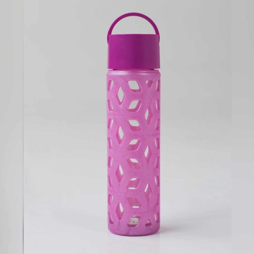 Lululemon Pure‎ Focus Glass Water Bottle Ultra Violet